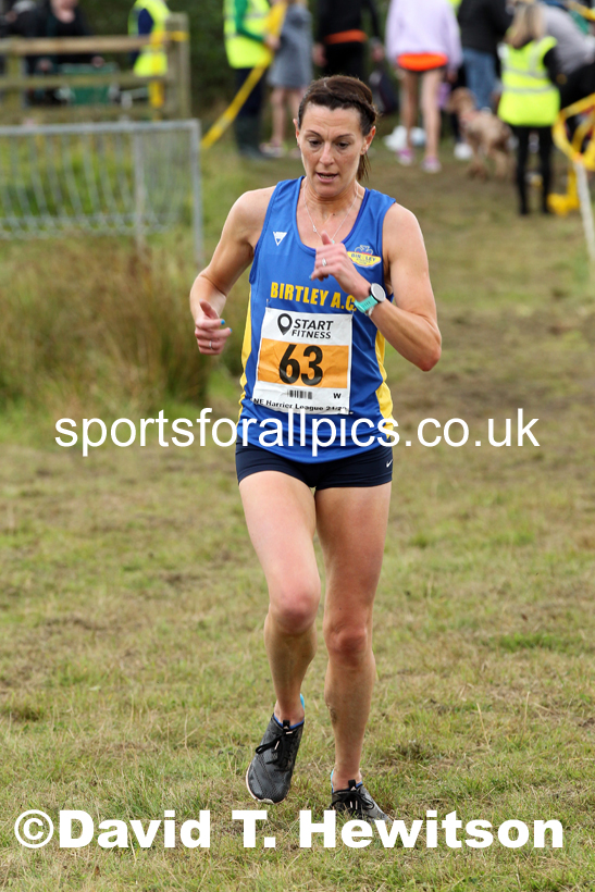 Senior womens 2021 North Eastern Harrier League, Druridge Bay. Photo: David T. Hewitson/Sports for All Pics